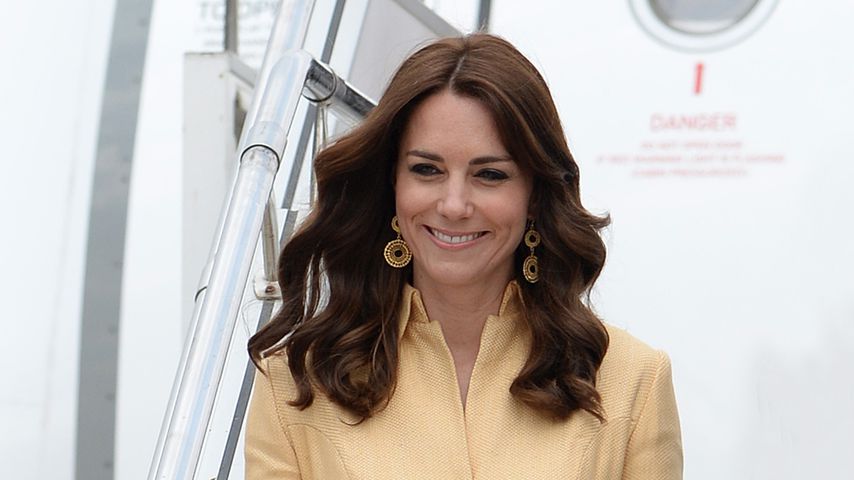 Vorbild für Meghan? Kate nahm mit Baby George den Linienflug