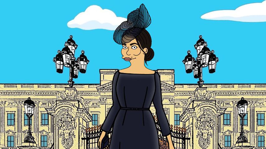 Herzogin Meghan im Stil von "Die Simpsons"