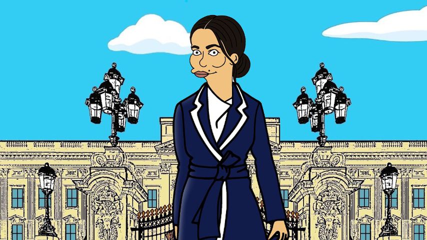 Herzogin Meghan im Stil von "Die Simpsons"