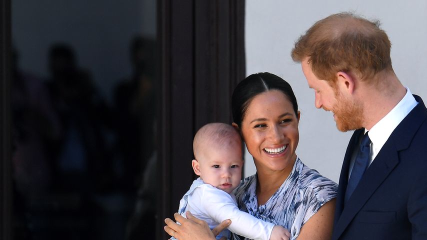 Herzogin Meghan mit Archie Harrison und Prinz Harry