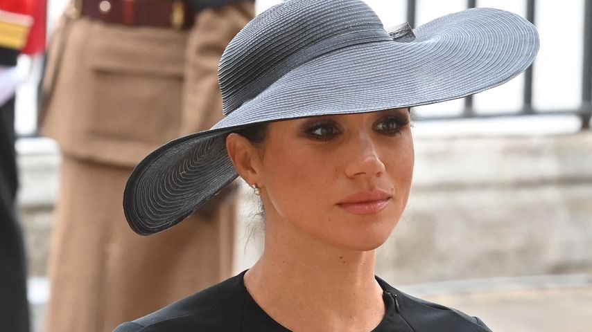 Herzogin Meghan bei der Beisetzung der Queen