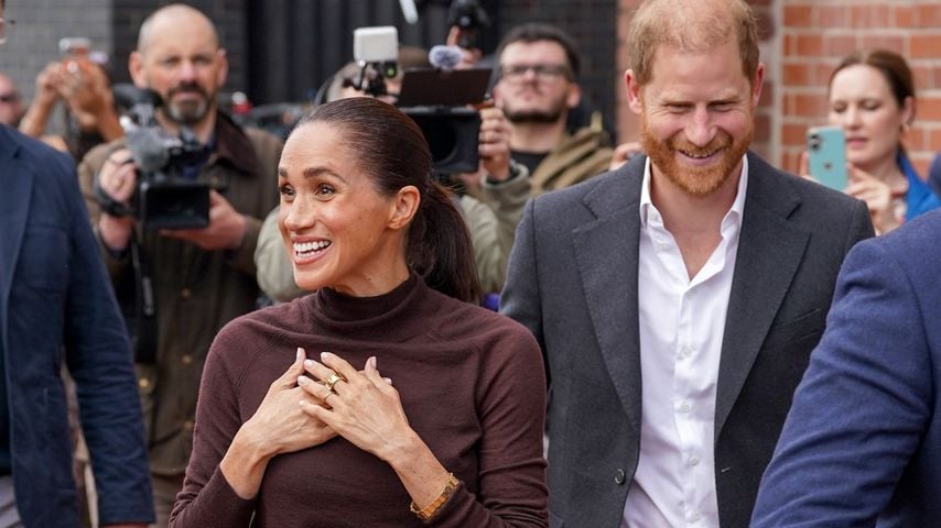 Herzogin Meghan, Duchess of Sussex, und Prinz Harry besuchen das Himmah Hub in Nottingham