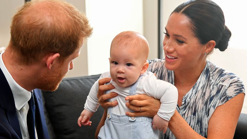Prinz Harry, Herzogin Meghan und ihr Sohn Archie Harrison