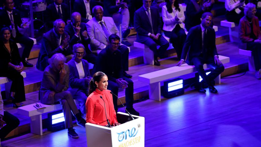 Herzogin Meghan bei einer Rede in Manchester, September 2022