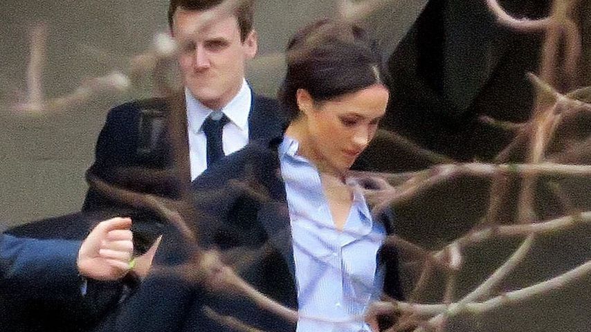 Ohne Harry: Hier ist Herzogin Meghan (fast) allein unterwegs