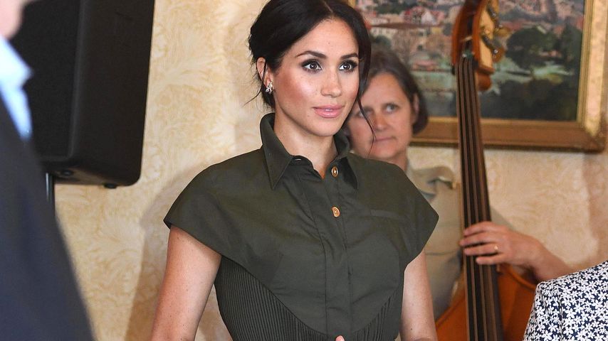 Schuhwechsel: Werden schwangerer Meghan High Heels zu viel?
