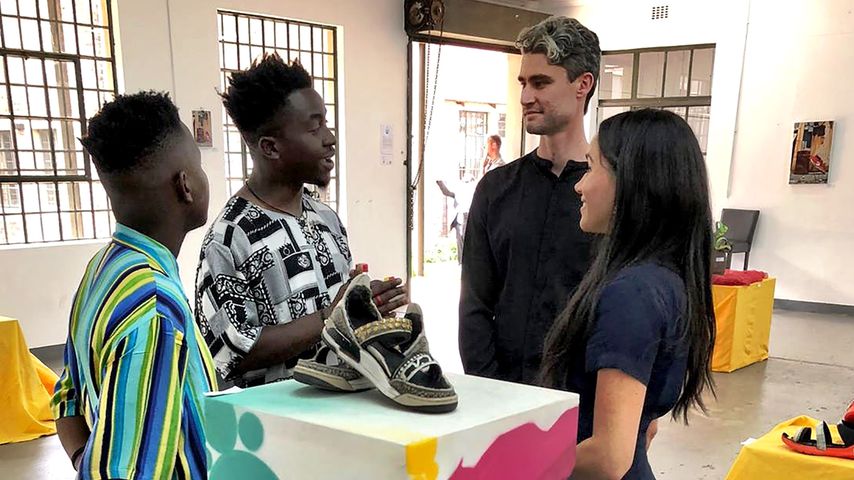 Herzogin Meghan in einem Sneaker-Store