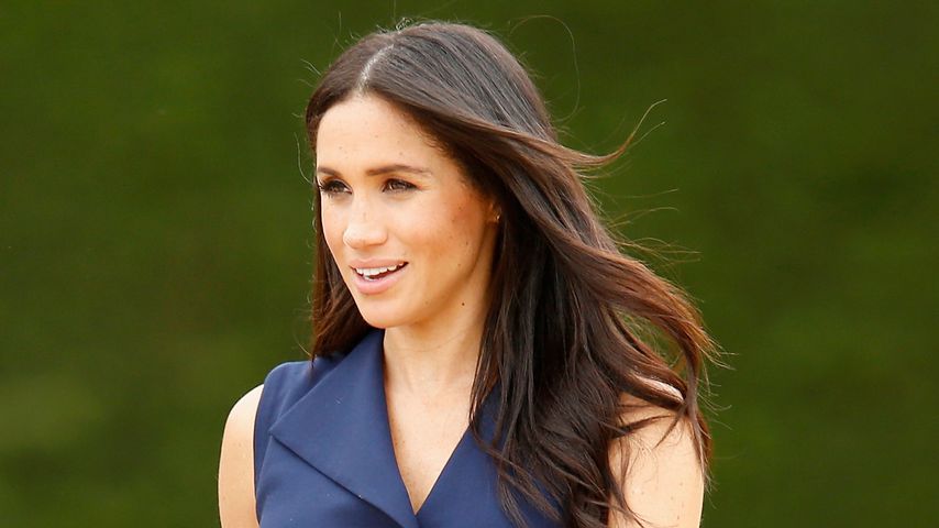 Liebevolle Schwanger-Geste: Hier hält Meghan ihren Babybauch