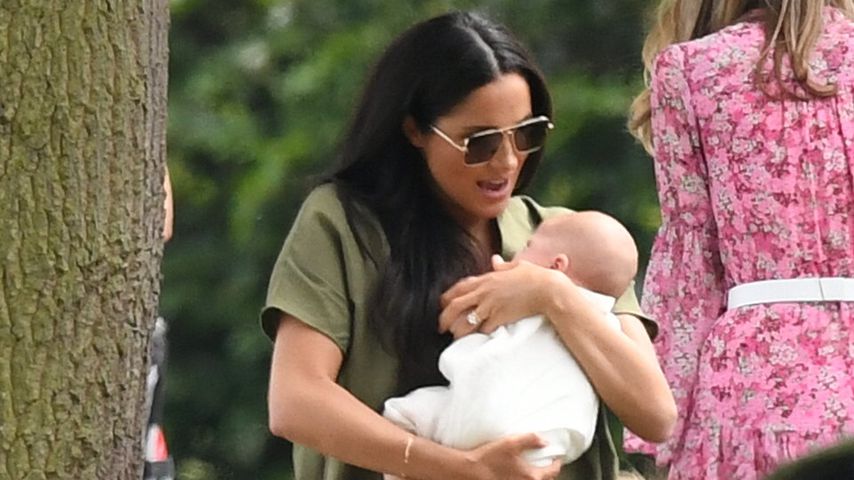 Herzogin Meghan mit ihrem Sohn Archie Harrison, Juli 2019