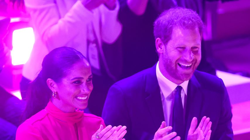 Herzogin Meghan mit Prinz Harry in Manchester, September 2022