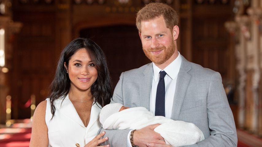 Herzogin Meghan, Prinz Harry und Archie Harrison im Mai 2019