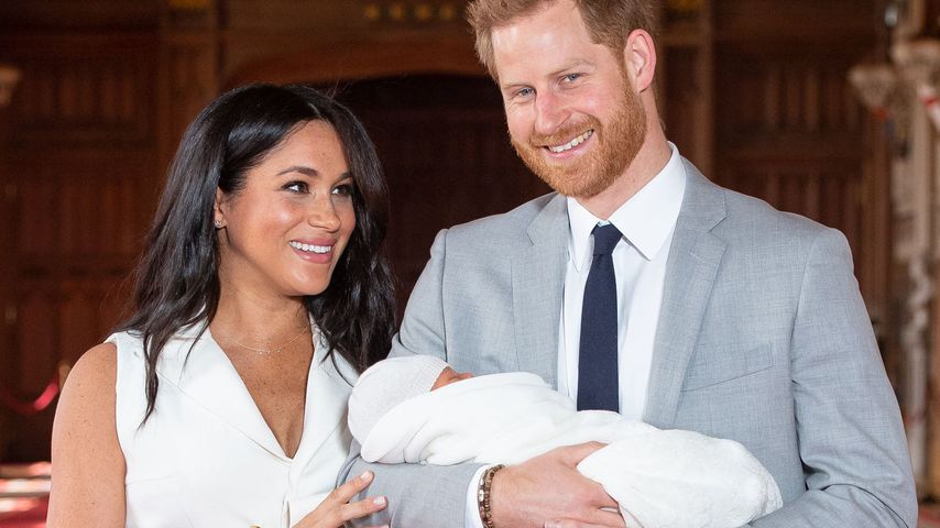 Herzogin Meghan, Prinz Harry und Archie Harrison im Mai 2019