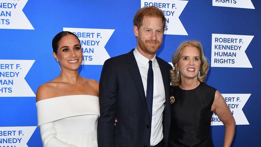 Herzogin Meghan, Prinz Harry und Kerry Kennedy im Dezember 2022