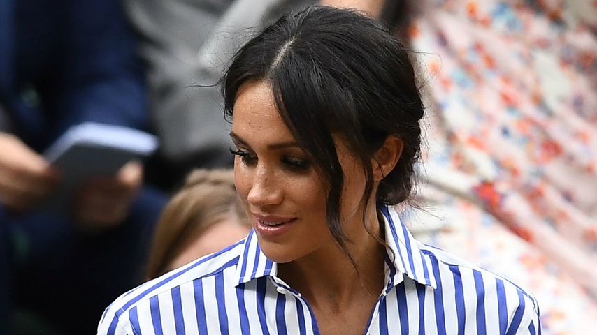 Sportlich: Herzogin Meghan rockt in Wimbledon den Messy Bun