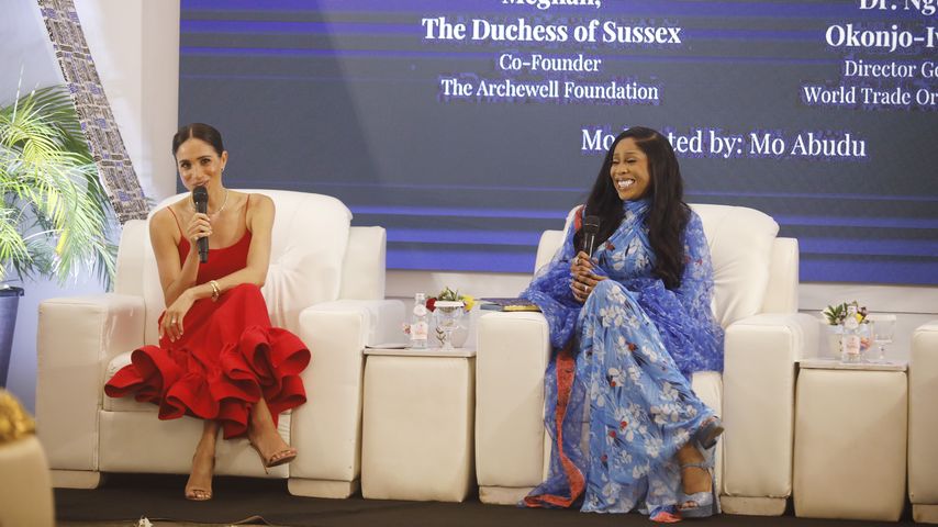 Herzogin Meghan spricht bei einem Event in Abuja, Nigeria