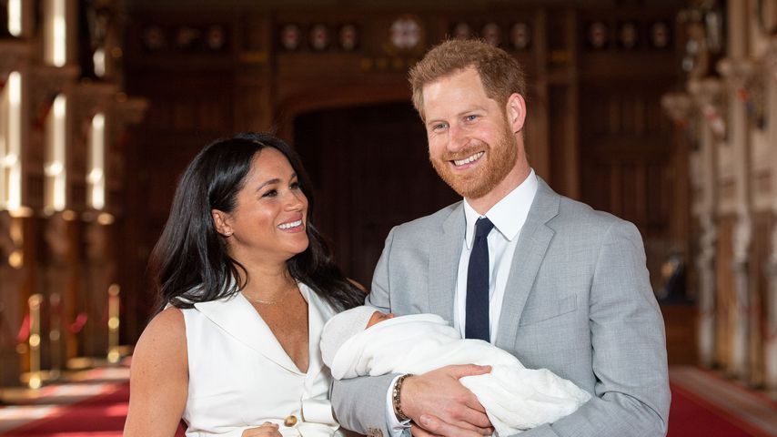 Herzogin Meghan mit Prinz Harry und ihrem Sohn Archie Harrison, Mai 2019