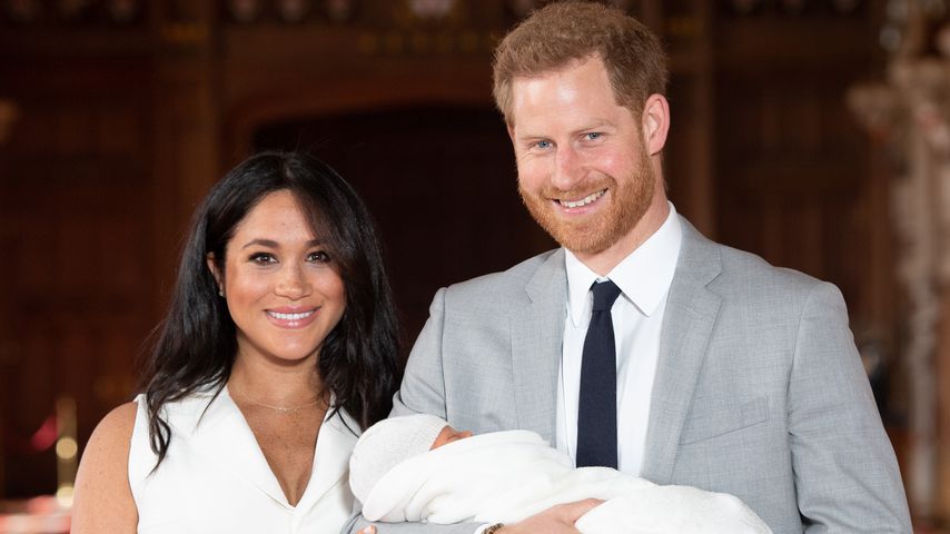 Herzogin Meghan mit Prinz Harry und Baby Archie, Mai 2019