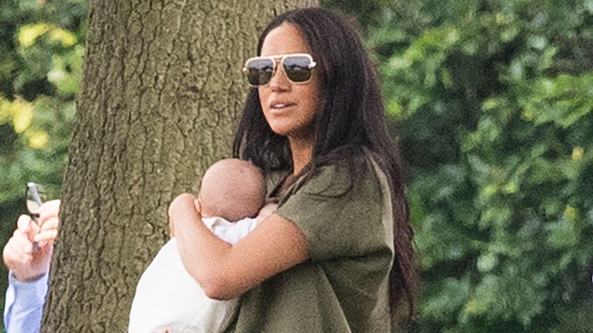 Herzogin Meghan und Archie im Juli 2019 in Binfield