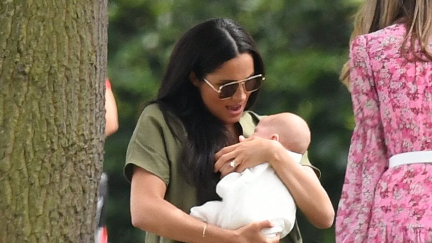 Herzogin Meghan und Archie im Juli 2019 in Binfield