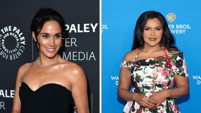 Collage: Herzogin Meghan und Mindy Kaling