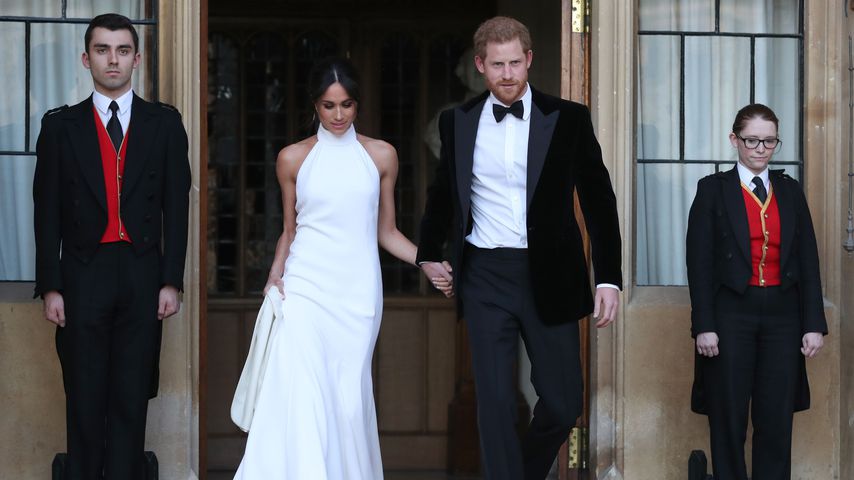 Herzogin Meghan und Prinz Harry an ihrem Hochzeitstag 2018
