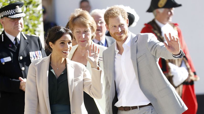 Modisch auch im Herbst: Herzogin Meghan im Lederrock!