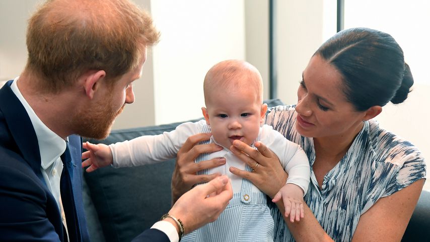 Archie Harrison mit seinen Eltern Prinz Harry und Herzogin Meghan im September 2019