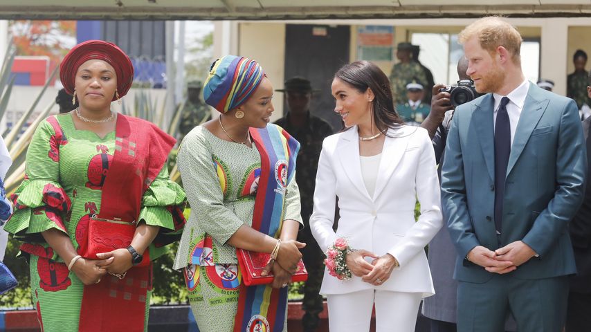 Herzogin Meghan und Prinz Harry bei einem Termin in Abuja, Nigeria