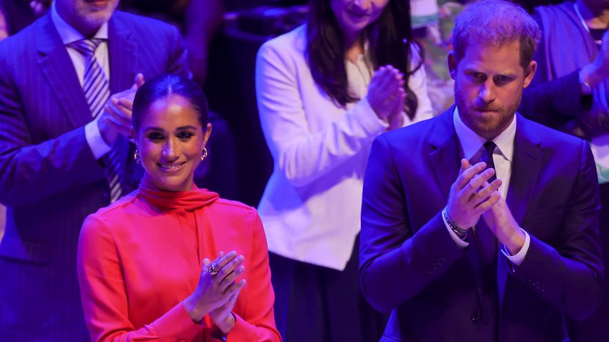 Herzogin Meghan mit Prinz Harry in Manchester, September 2022