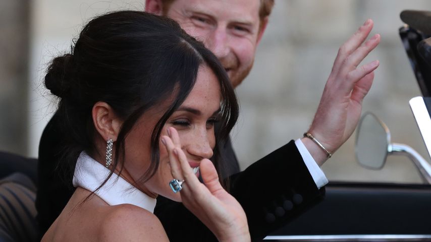 Herzogin Meghan und Prinz Harry an ihrem Hochzeitstag am 19. Mai 2018