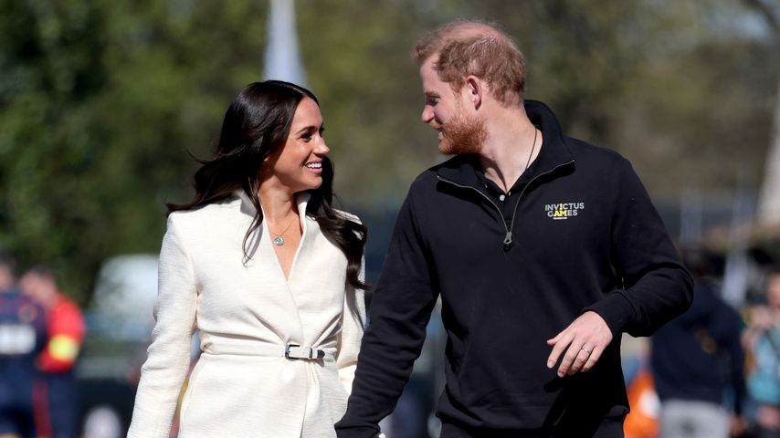 Herzogin Meghan und Prinz Harry im April 2022 in Den Haag