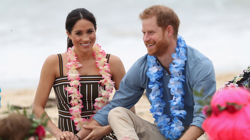 Herzogin Meghan und Prinz Harry am South Bondi Beach in Sydney im Jahr 2019