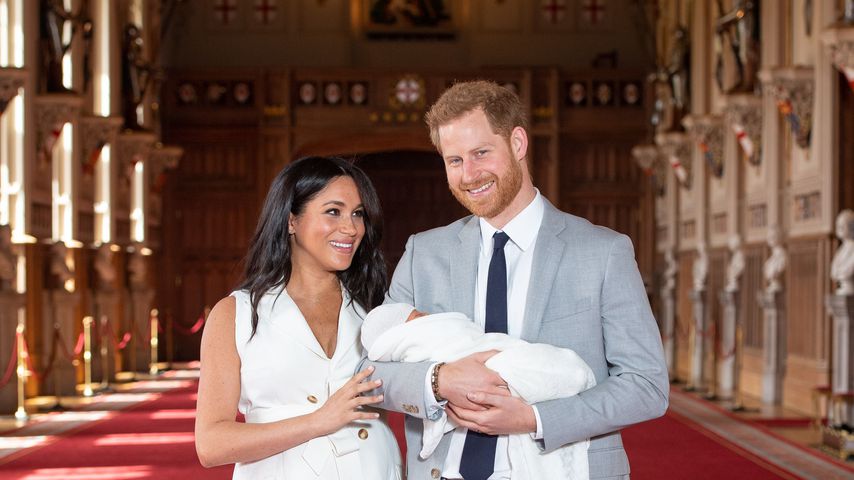 Herzogin Meghan, Archie Harrison und Prinz Harry im Mai 2019