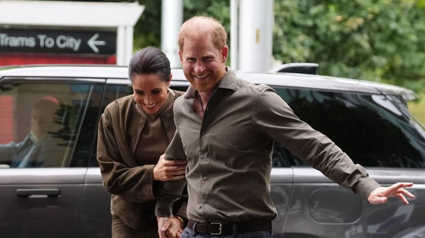 Herzogin Meghan und Prinz Harrys Ankunft am Australian National Veterans Arts Museum in Melbourne während ihres Australienbesuchs
