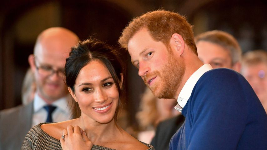 Herzogin Meghan und Prinz Harry in Cardiff