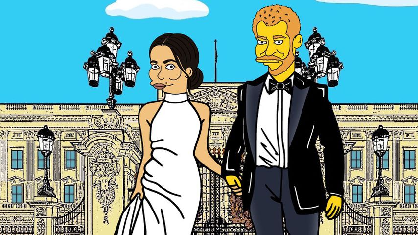 Herzogin Meghan und Prinz William als "Simpsons"-Figuren