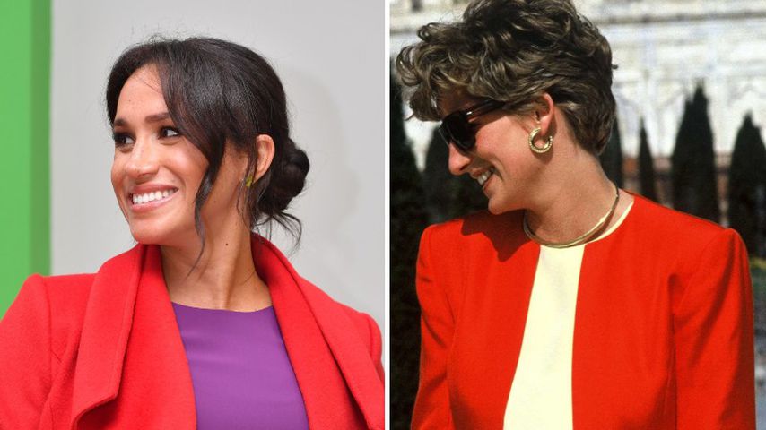 Diese Looks von Herzogin Meghan trug auch schon Diana!