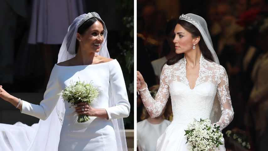 Meghan oder Kate: Welches royale Hochzeitskleid war teurer?