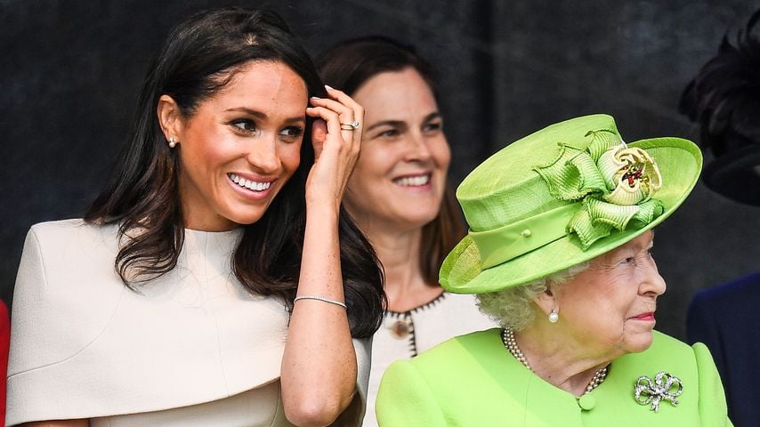 Herzogin Meghan brach mit royaler Farbtradition der Queen