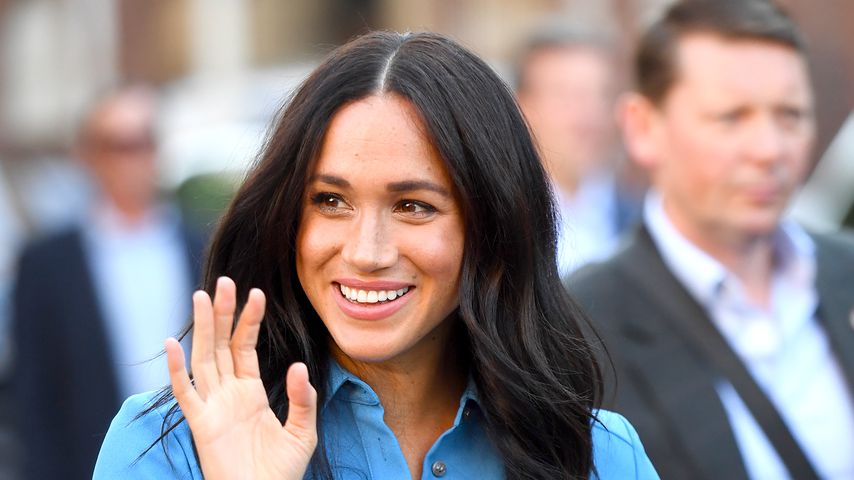 Zweiter Südafrika-Termin: Meghan recycelt blaues Kleid