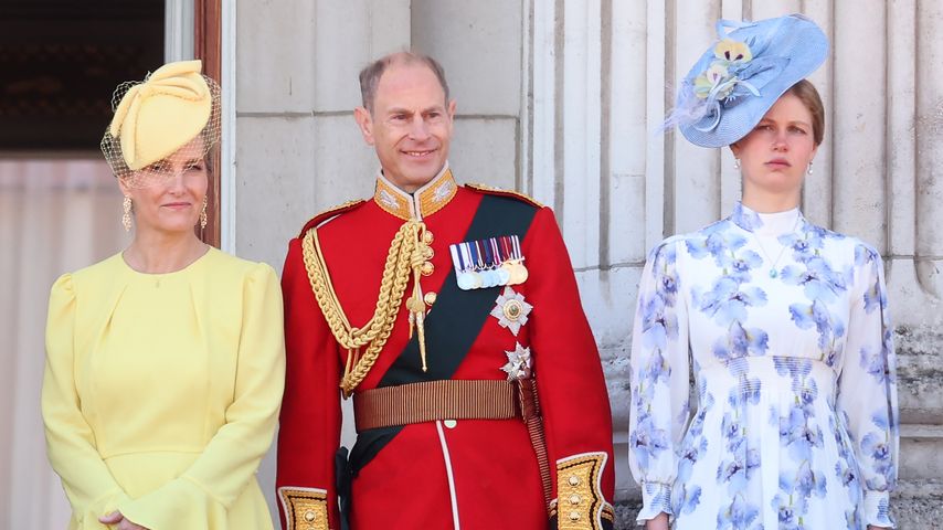 Herzogin Sophie, Prinz Edward und Lady Louise Windsor, Juni 2024