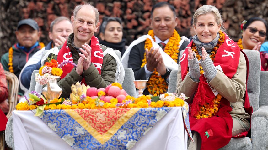 Herzogin Sophie und Prinz Edward in Nepal