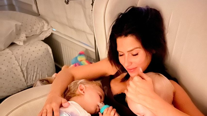 Hilaria Baldwin mit ihren Kindern