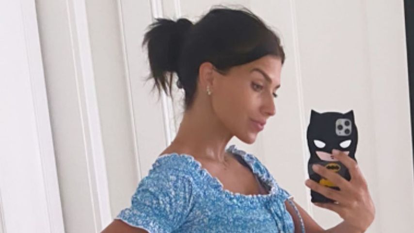 Hilaria Baldwin während ihrer Schwangerschaft im Jahr 2020