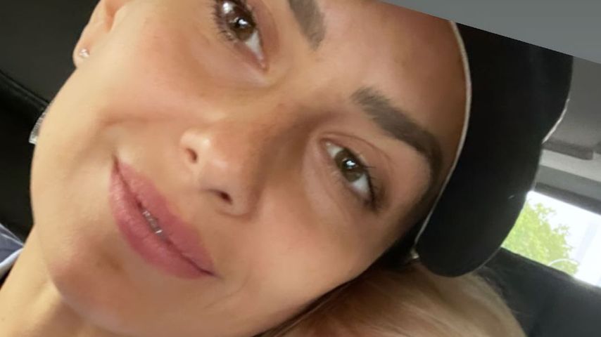 Hilaria Baldwin mit ihrem Sohn Rafael im Juli 2021