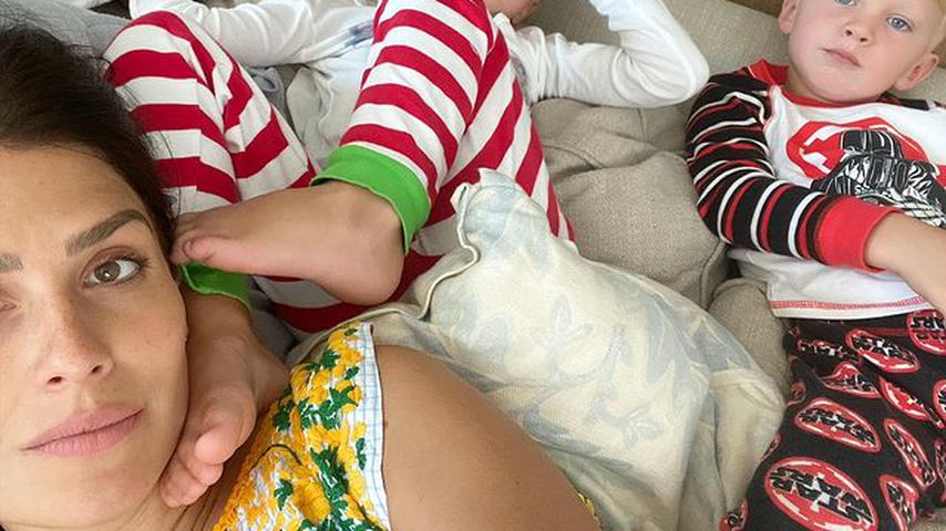 Hilaria Baldwin mit ihren Kids