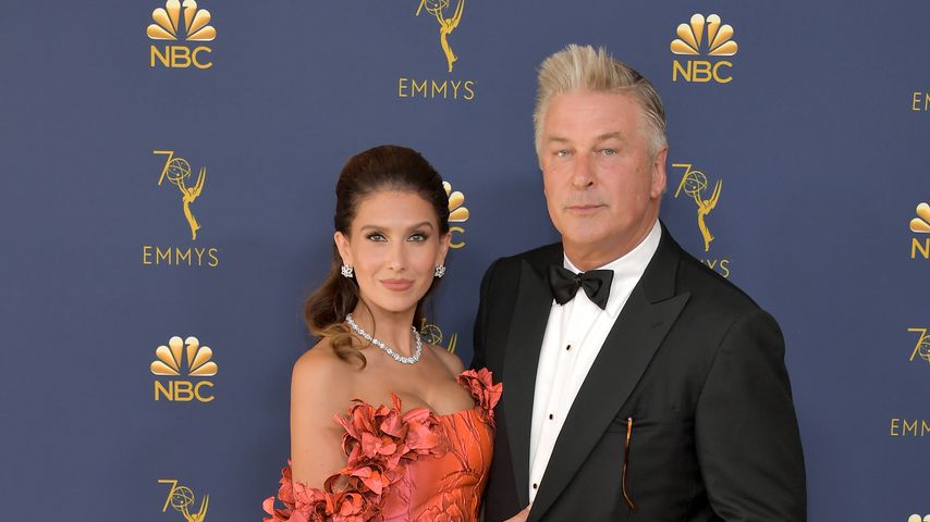 Hilaria Baldwin und Alec Baldwin bei den Emmy Awards 2018
