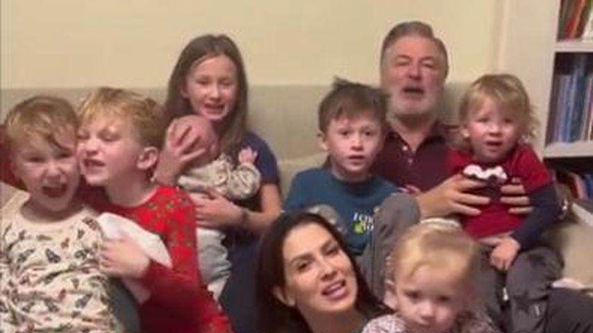 Hilaria und Alec Baldwin mit ihren Kindern, Januar 2023