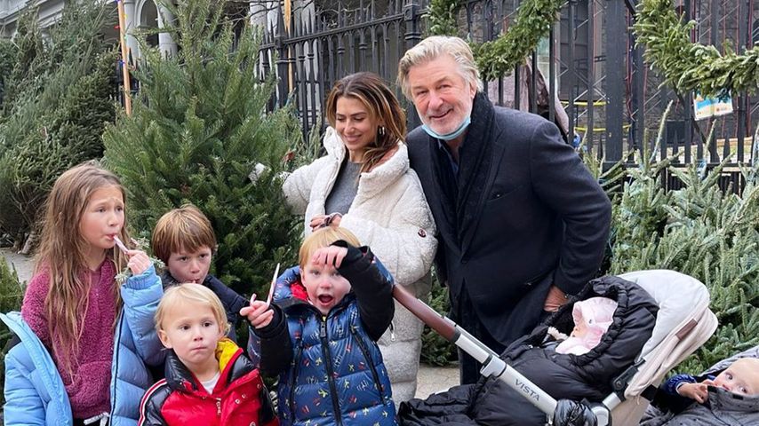 Hilaria und Alec Baldwin mit ihren Kindern