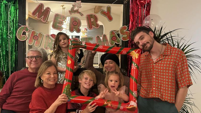 Hilarry Duff und ihre Familie an Weihnachten 2023